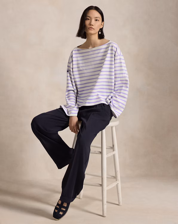 Striped Boatneck Mariner T-Shirt
