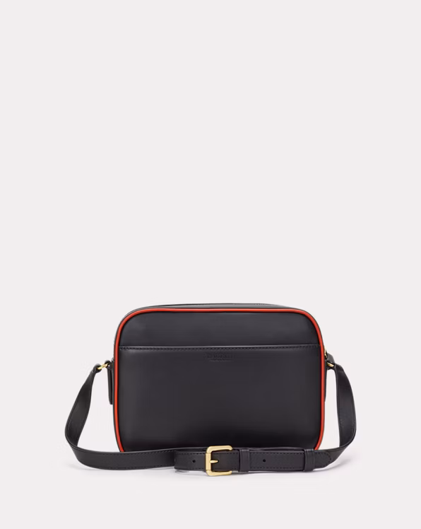 Two-Tone Leather Medium Marcy Camera Bag