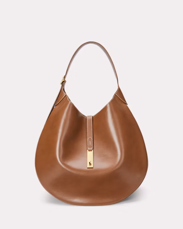 Polo ID Large Calfskin Shoulder Bag