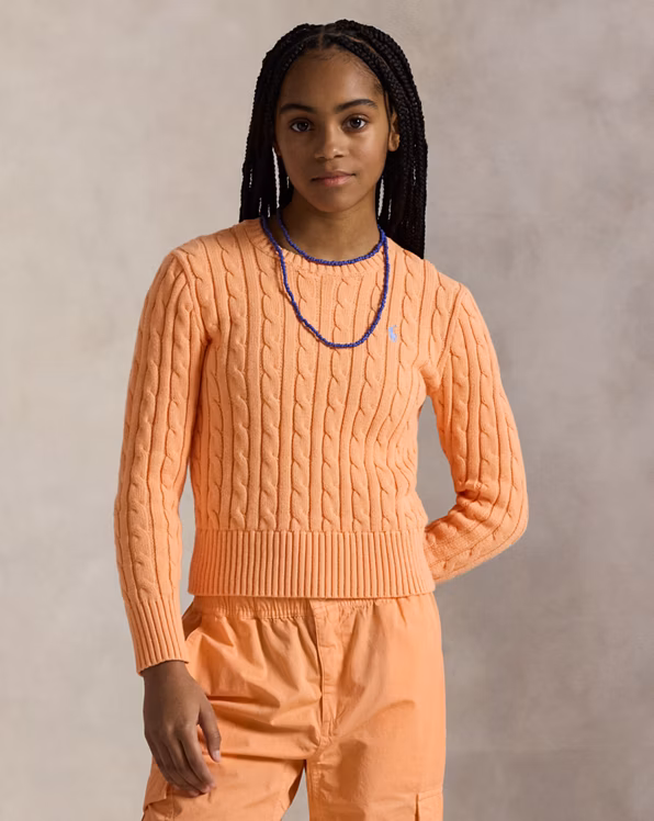 Cable-Knit Cotton Jumper