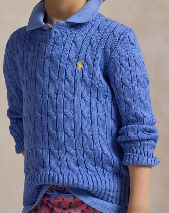 Cable-Knit Cotton Jumper
