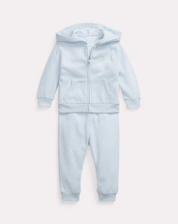 Fleece Full-Zip Hoodie and Trouser Set