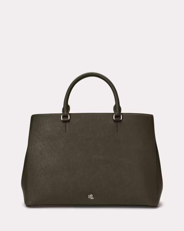 Crosshatch Leather Large Hanna Satchel