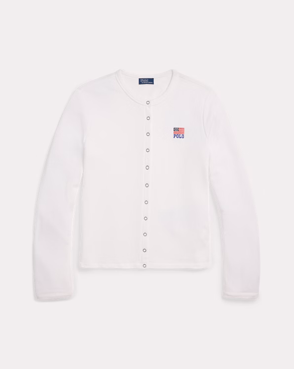 Logo Flag French Terry Cardigan