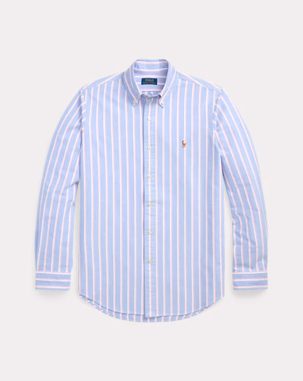 Custom Fit Striped Oxford Shirt