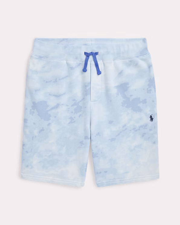 Cloud-Print Fleece Short