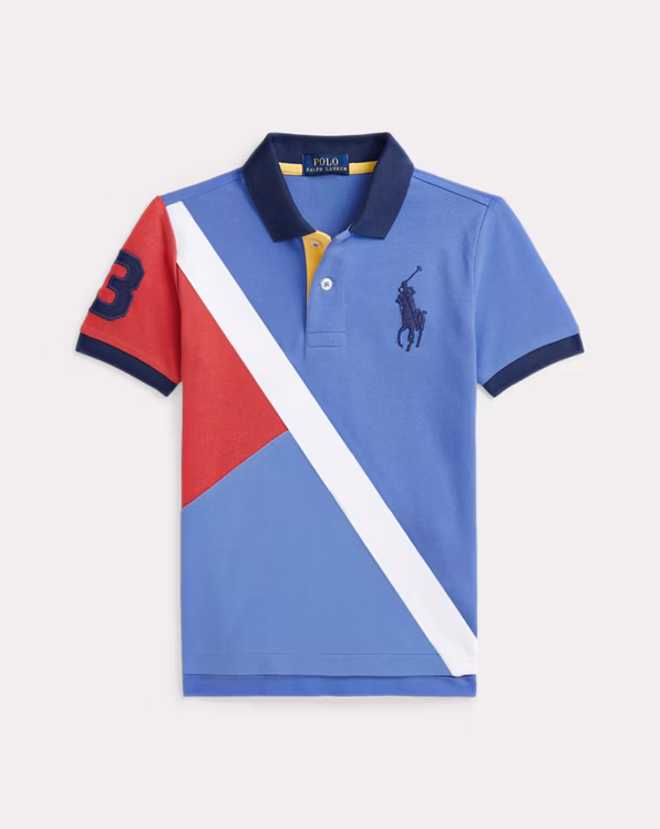Big Pony Cotton Mesh Polo Shirt