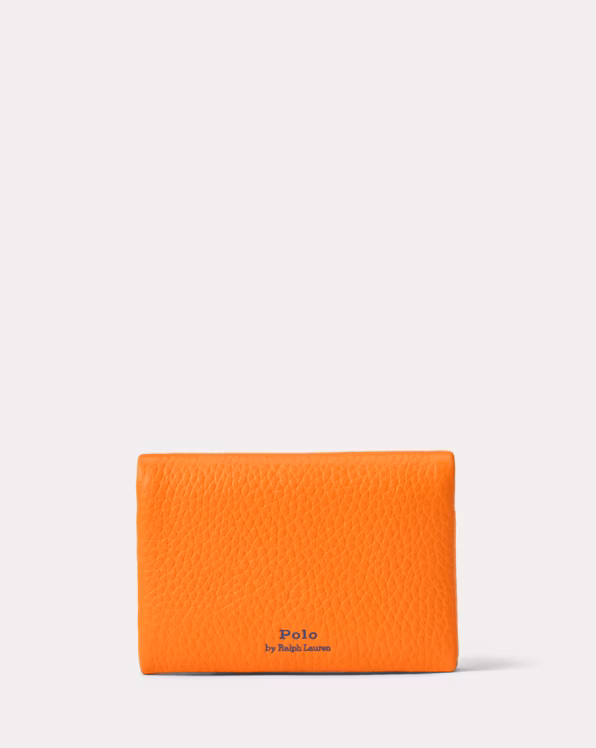 Polo Play Leather Snap Card Case
