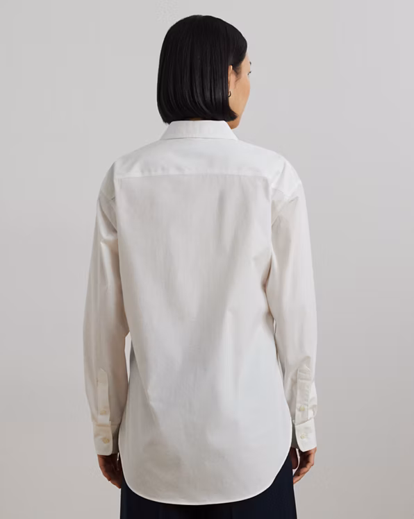 Relaxed Fit Stretch Cotton Shirt