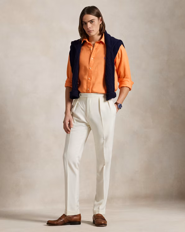 Slim Fit Linen Shirt