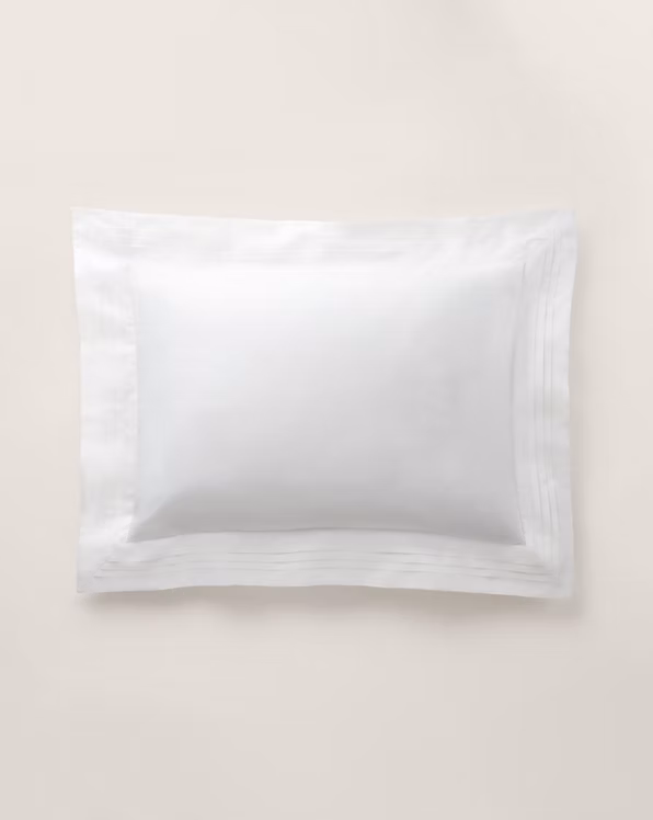 Cotton Tuxedo Pleat Sham