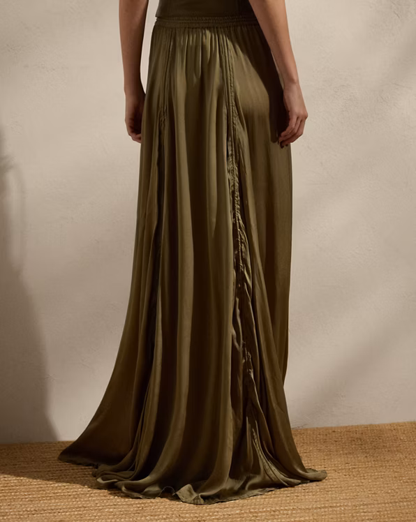 Willem Silk Charmeuse Maxiskirt