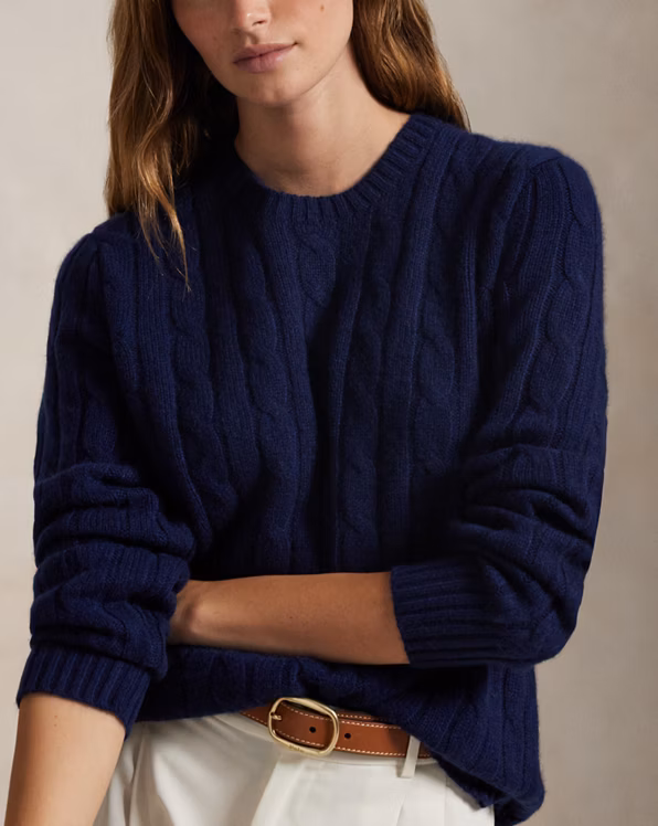 The Iconic Cable-Knit Cashmere Jumper