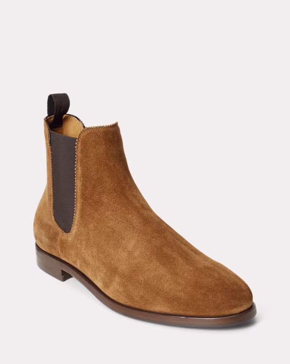 Grantly Calf-Suede Chelsea Boot