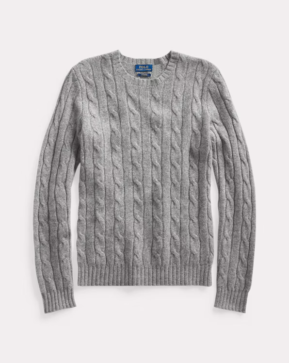 Cable-Knit Cashmere Jumper
