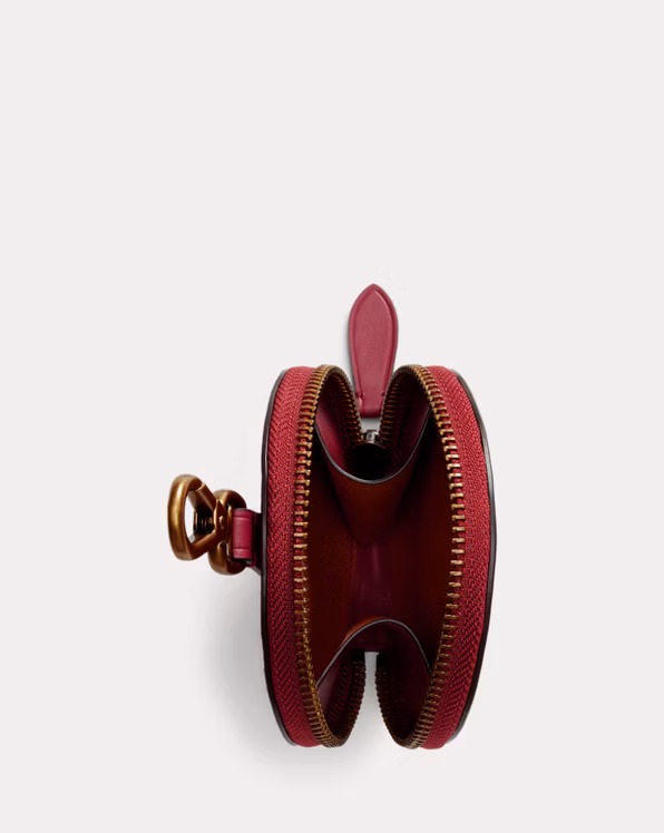 Polo Bear Leather Coin Pouch