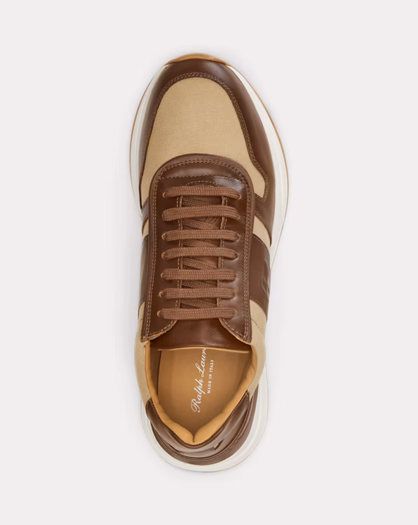 Ethan Calfskin-Canvas Trainer