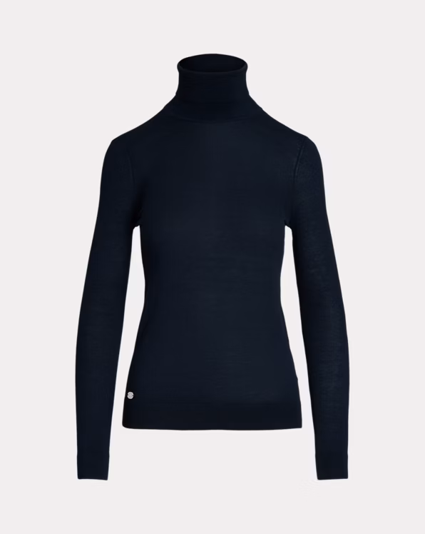 Silk-Blend Roll Neck Jumper