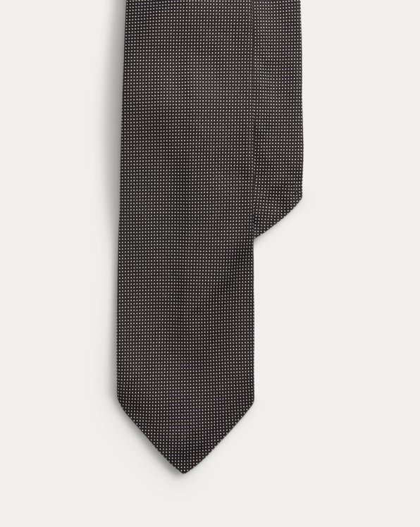 Pin Dot Silk Narrow Tie