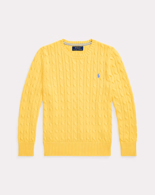 Cable-Knit Cotton Jumper