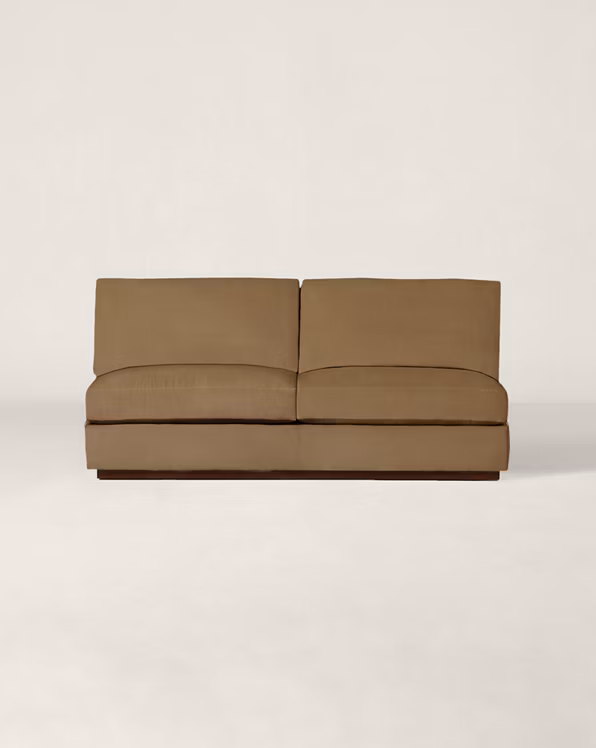Desert Modern Two-Seat Armless Sofa