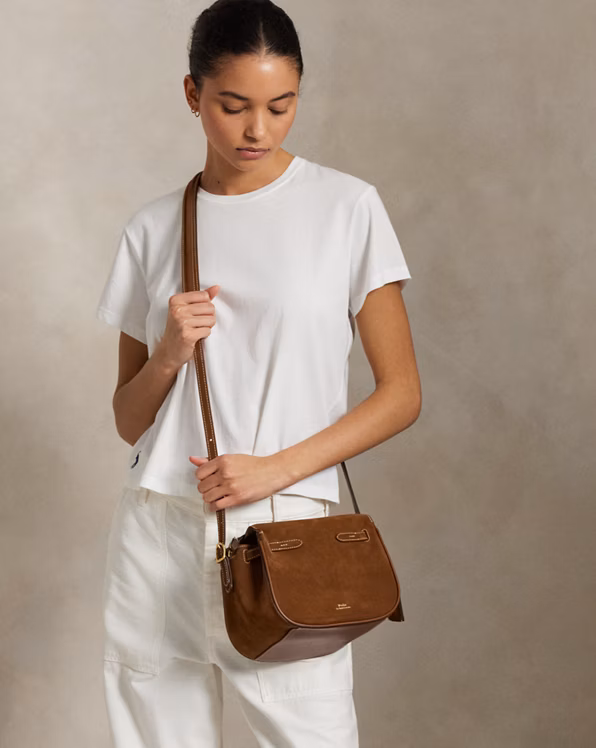 Polo ID Suede Mini Satchel