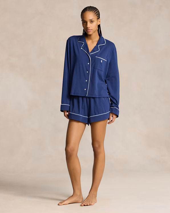 Jersey Long-Sleeve Pyjama Set