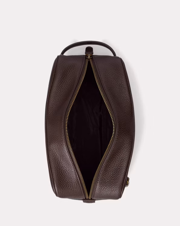 Pebbled Leather Travel Case