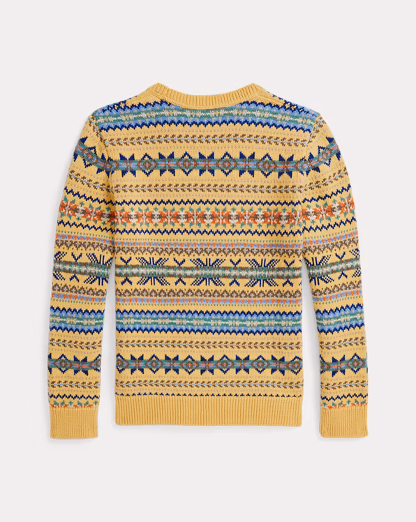 Fair Isle Cotton Jumper