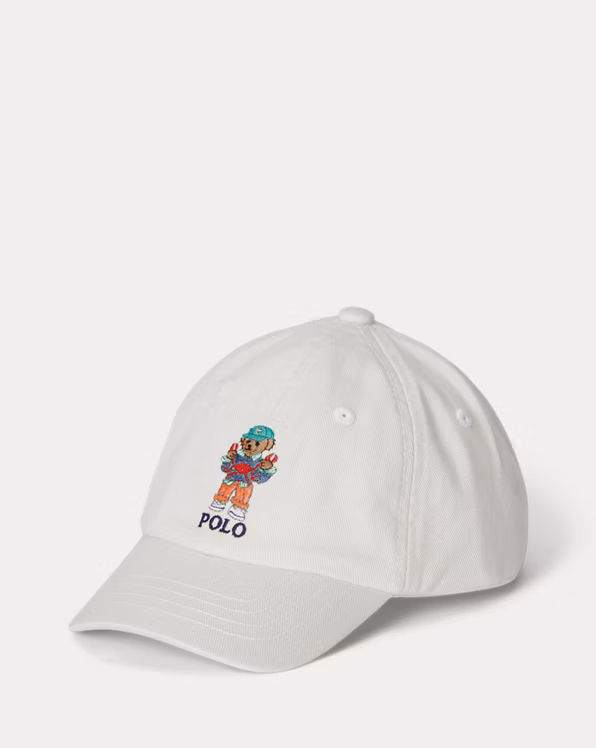 Polo Bear Cotton Twill Ball Cap