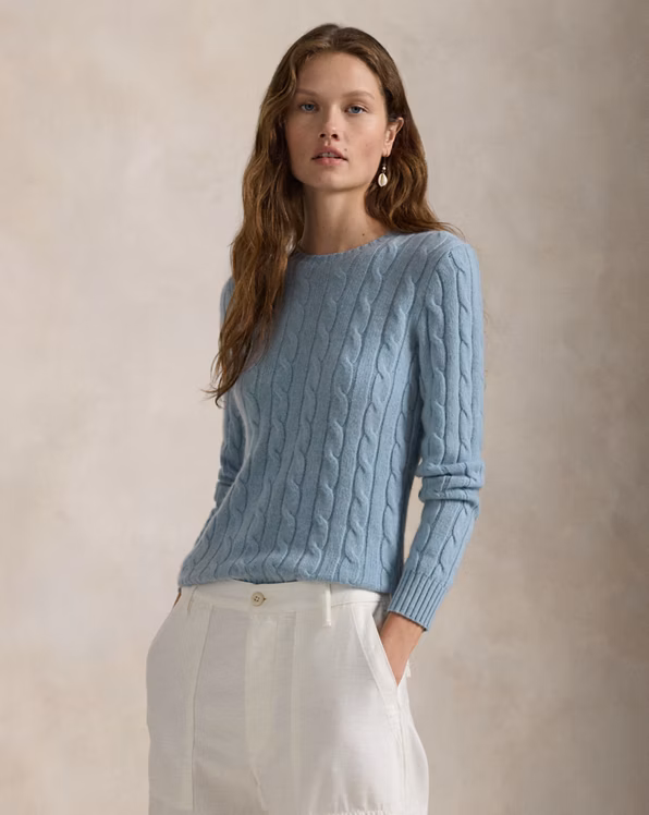 Cable-Knit Cashmere Jumper