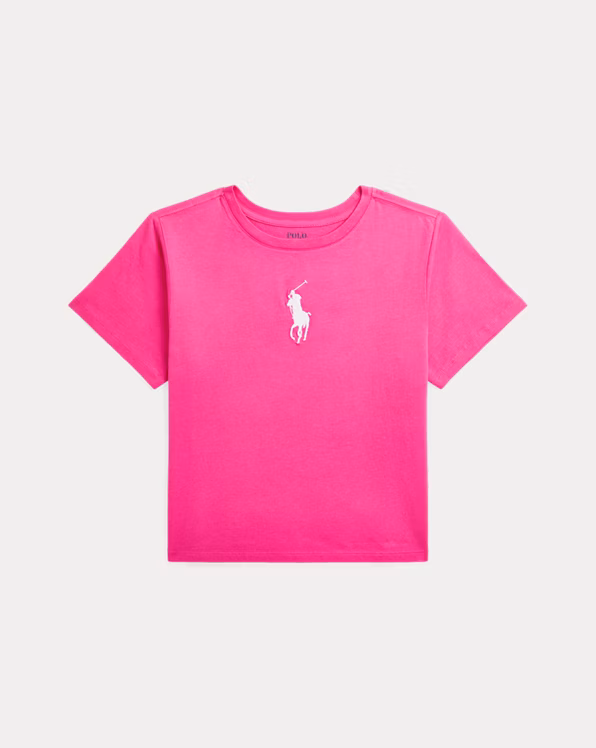 Big Pony Cotton Jersey Boxy T-shirt