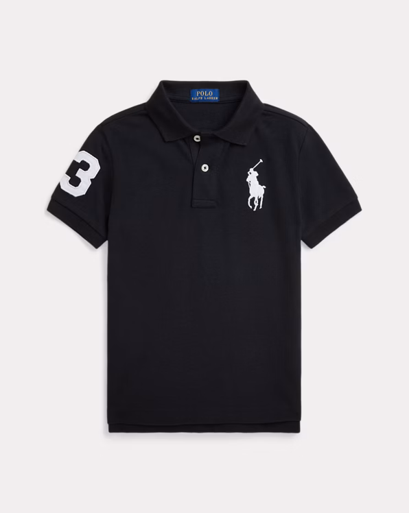 Big Pony Cotton Mesh Polo Shirt