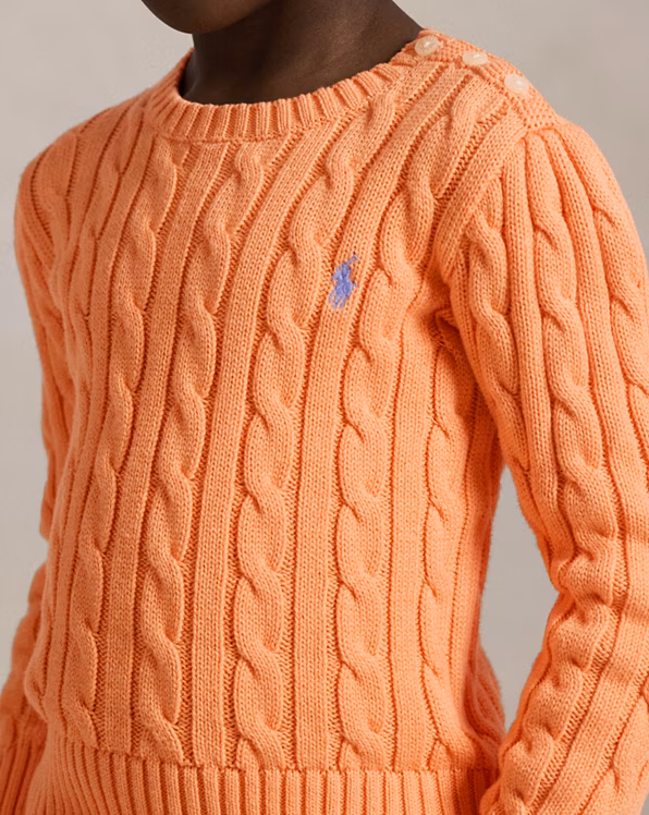Cable-Knit Cotton Jumper