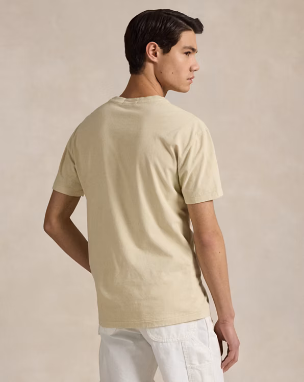 Custom Slim Mineral-Dyed Pocket T-Shirt