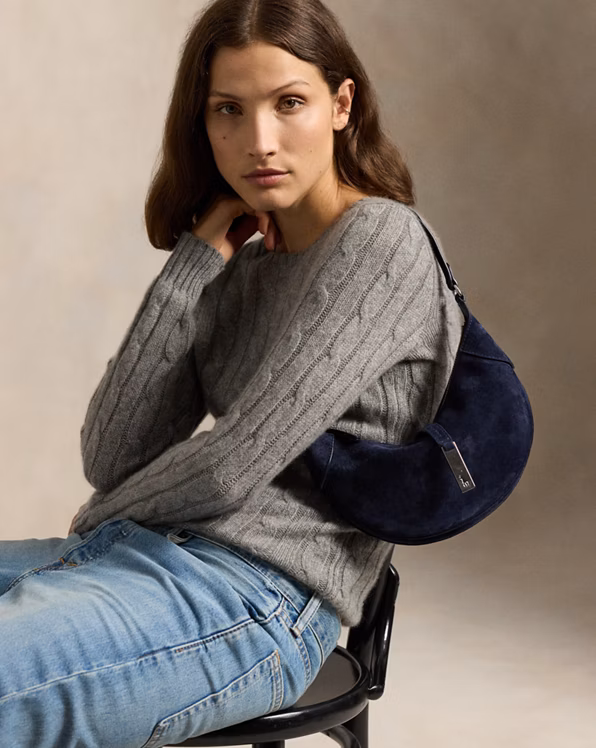 Polo ID Suede Mini Shoulder Bag