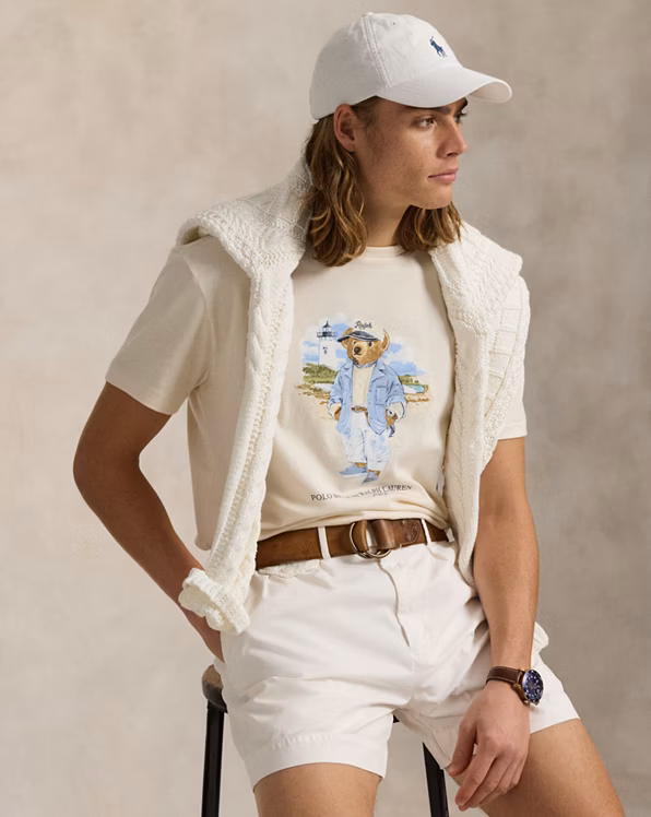 Custom Slim Fit Polo Bear Jersey T-Shirt