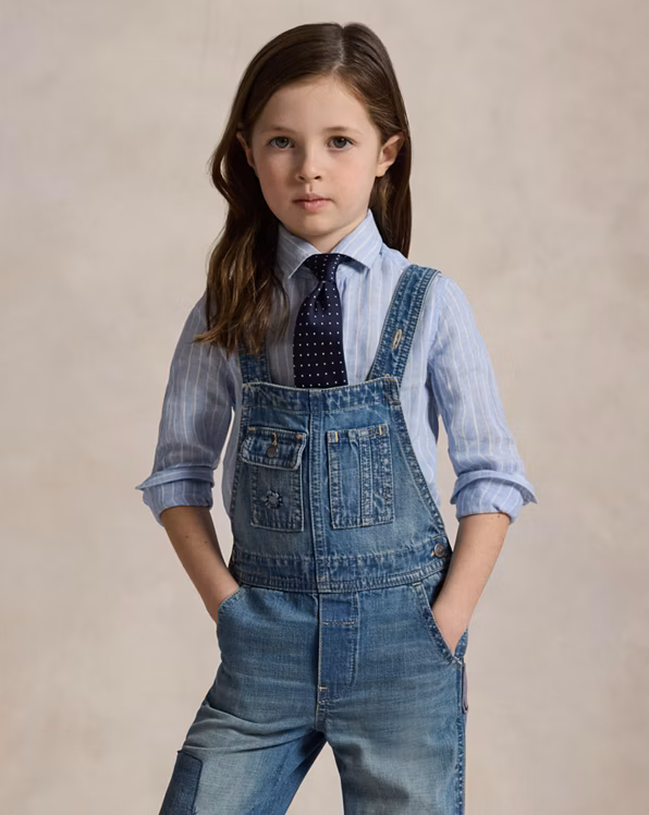 Patchwork Denim Overall