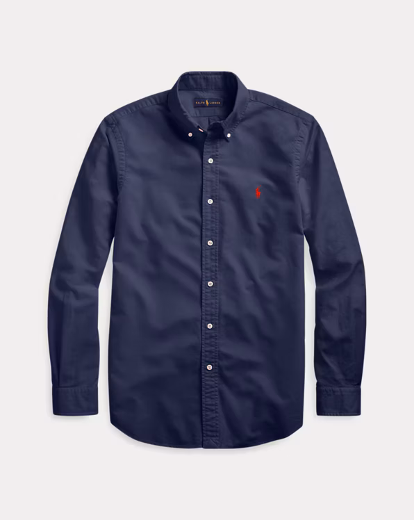 Garment-Dyed Oxford Shirt
