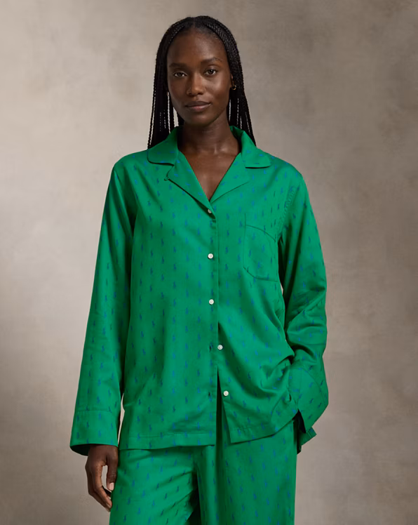 All-over Pony Long-Sleeve Pyjama Set