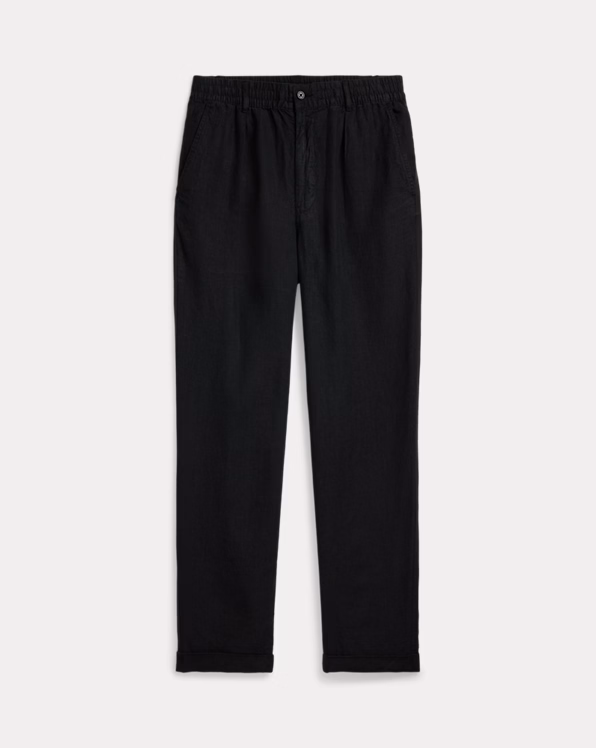 Lateef Slim Tapered Fit Linen Trouser
