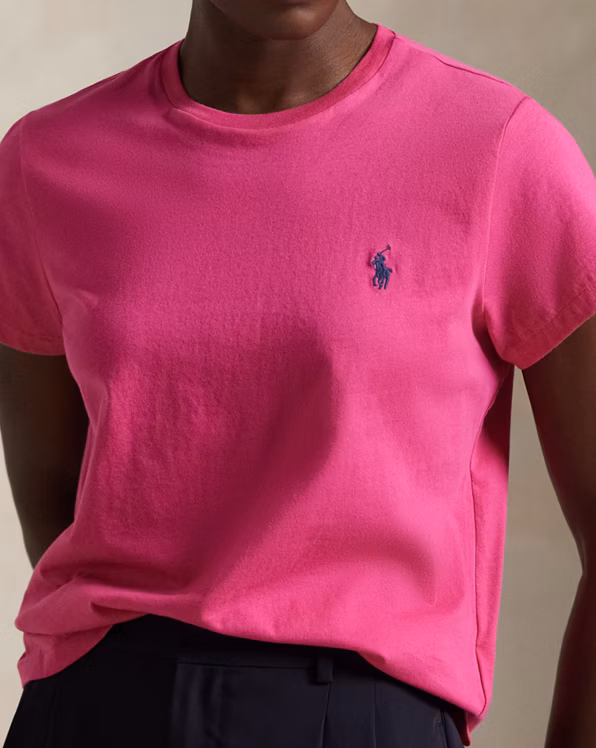 Cotton Jersey Crewneck T-Shirt