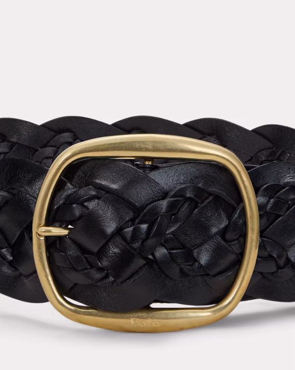 Double-Braided Leather Belt