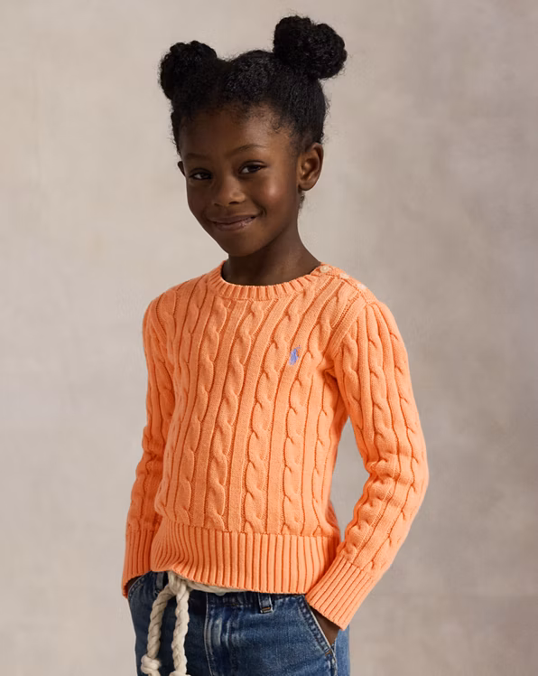 Cable-Knit Cotton Jumper