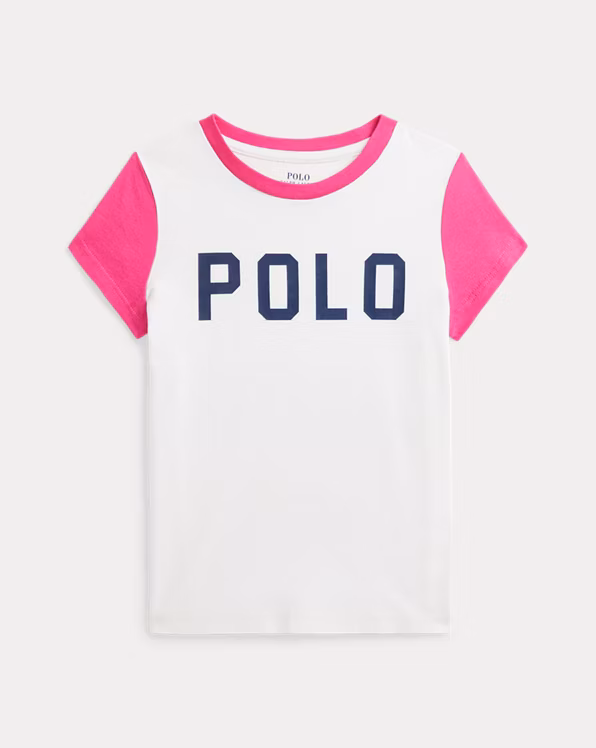 Colour-Blocked Logo Cotton Jersey Tee
