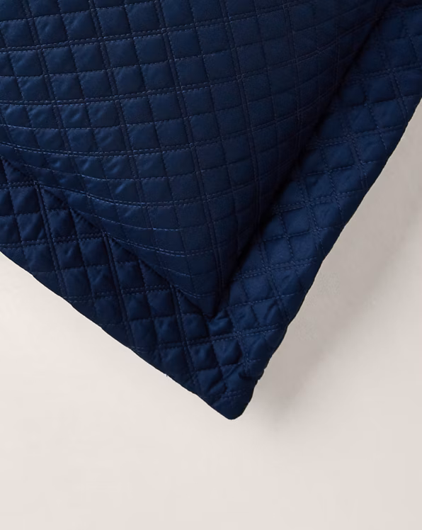 Argyle Quilted Sateen Sham