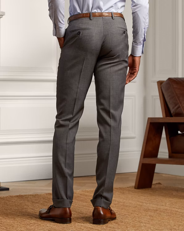 Gregory Hand-Tailored Wool Serge Trouser
