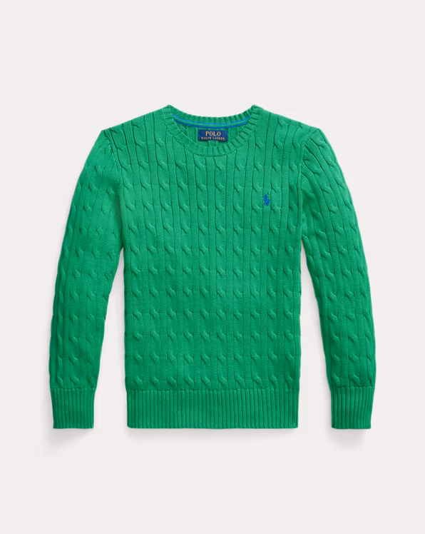 Cable-Knit Cotton Jumper