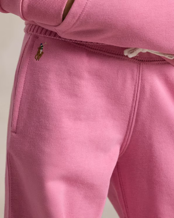 French Terry Wide-Leg Tracksuit Bottom