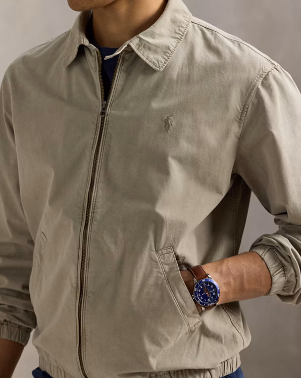 The Bayport Mineral-Dyed Poplin Jacket